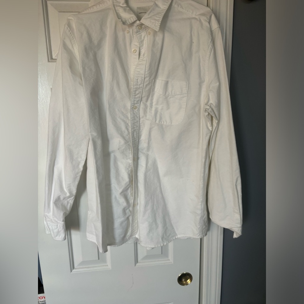 American Eagle Botton up With pocket large tall
